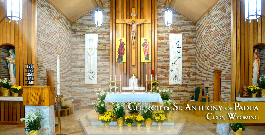 Church of St. Anthony of Padua, Cody, Wyo.  Photo credit: Jody Moser.