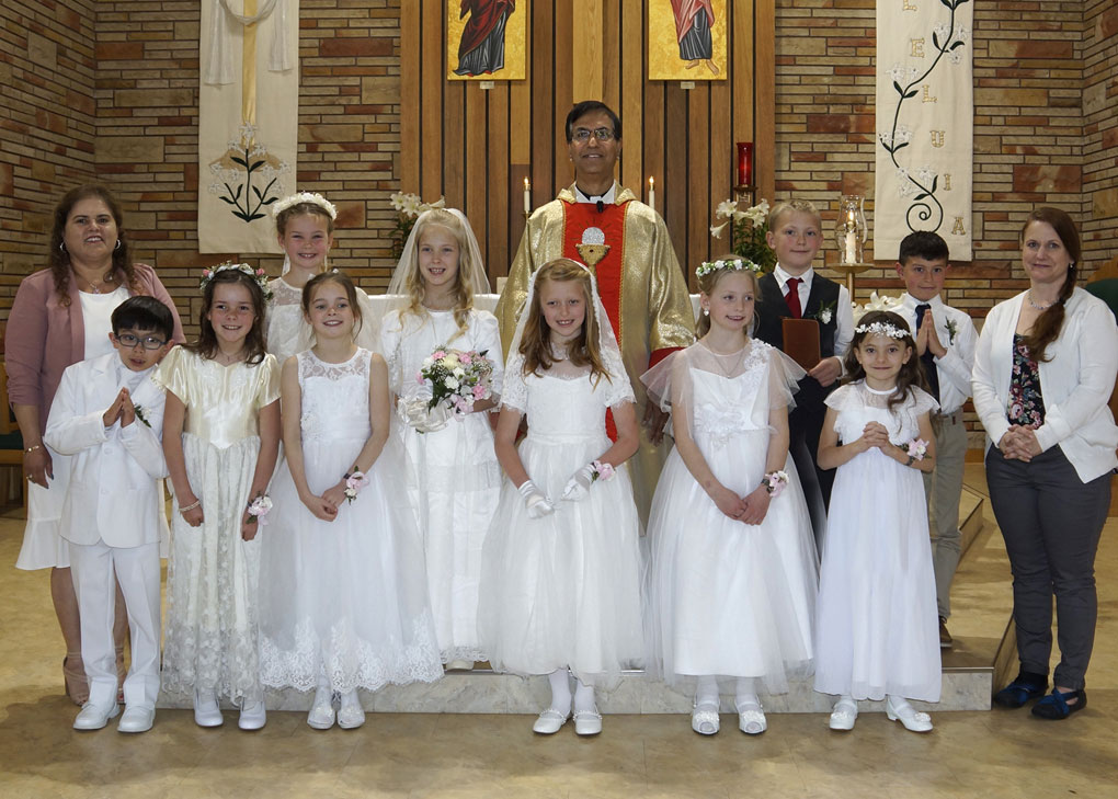 First Holy Communion 2022.  Photo credit: Jody Moser