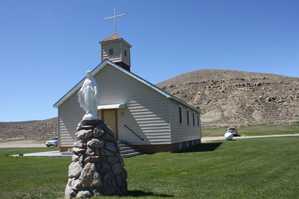 Our Lady of the Valley Mission. Photo Credit: Matthew Potter, Diocese of Cheyenne